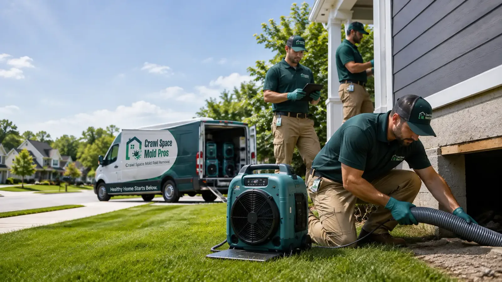 Crawl Space Mold Removal in Midland, VA